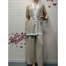 Conjunto de chaleco y...