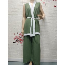 Conjunto de chaleco y...