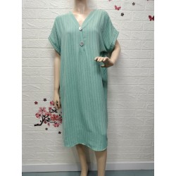 Vestido de relieve con...