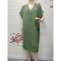 Vestido de relieve con...