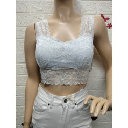 Top de encaje sexy,Talla...