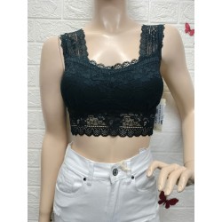 Top de encaje sexy,Talla...