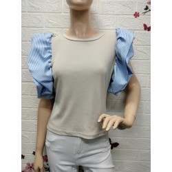 Camiseta acanalada con...