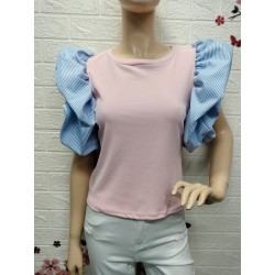 Camiseta acanalada con...