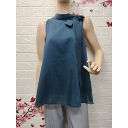 Top blusa sin mangas con...