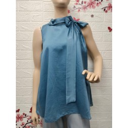 Top blusa sin mangas con...