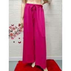 Pantalón ancho con goma en...
