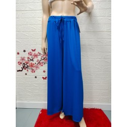 Pantalón ancho con goma en...