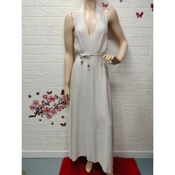 Vestido largo con  con...