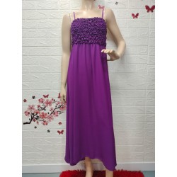 Vestido de manga sisa con...