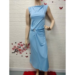 Vestido con elástico largo...