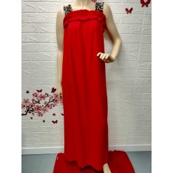 Vestido de tirantes detalle...