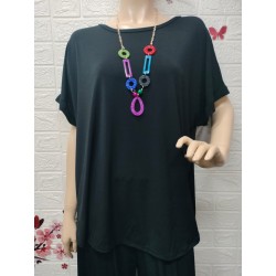 Blusa holgada en licra fría...