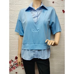 Top camiseta elegante,Talla...