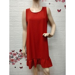 Vestido sin manga con...