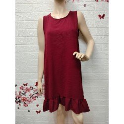 Vestido sin manga con...