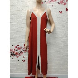 Vestido corte recto y llega...