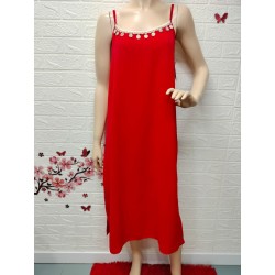 Vestido sin mangas con...