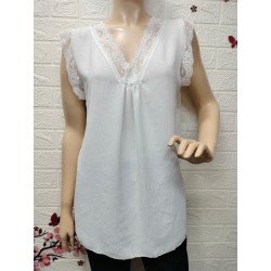 Blusa lencera tela ligera...