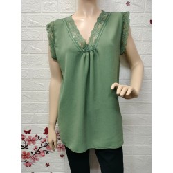 Blusa lencera tela ligera...