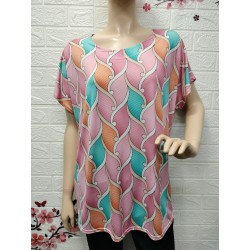 Blusa estampada...