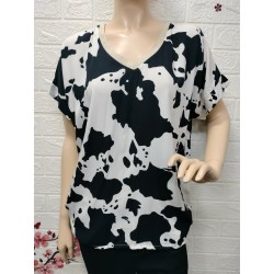 Camiseta blusa estampado de...