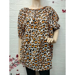 Blusa larga tipo...