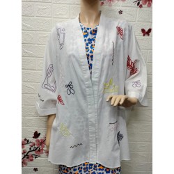 Kimono bordado,Talla unica...