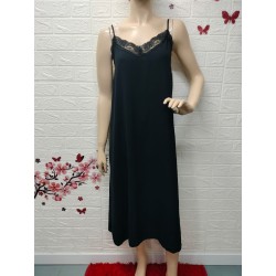 Vestido lencero largo,Talla...