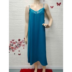 Vestido lencero largo,Talla...
