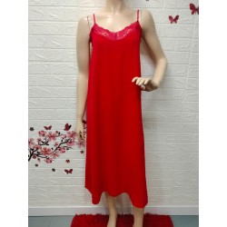 Vestido lencero largo,Talla...