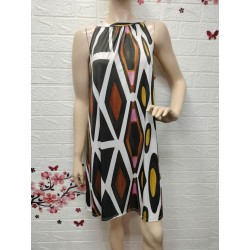 Vestido de licra fría sin...