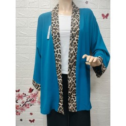 kimono de estilo fluido y...
