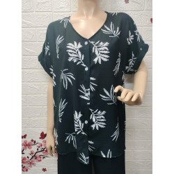 Blusa casual con un...