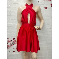 Vestido de fiesta corto con...