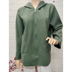 Chaqueta con capucha de...