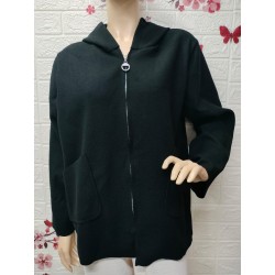 Chaqueta con capucha de...