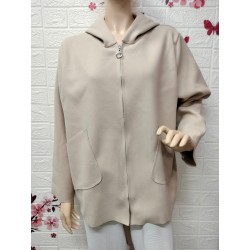 Chaqueta con capucha de...