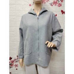 Chaqueta con capucha de...