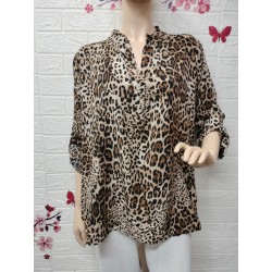 Blusa tipo túnica holgada...