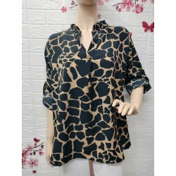 Blusa tipo túnica holgada...
