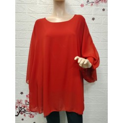 Blusa de gasa corte...