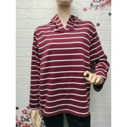 Sudadera con capucha rayas...