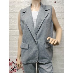 Chaleco blazer sin...