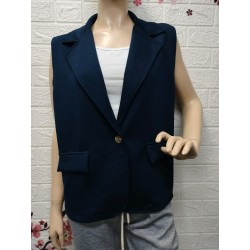 Chaleco blazer sin...