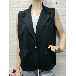 Chaleco blazer sin...