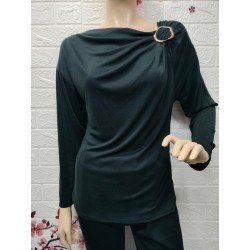 Blusa de manga larga con un...
