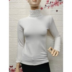 Blusa de manga larga con...