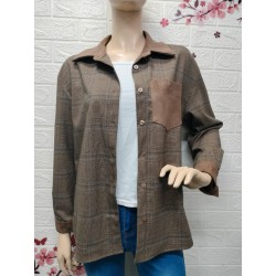 Camisa de manga larga con...