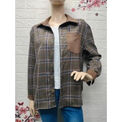 Camisa de manga larga con...